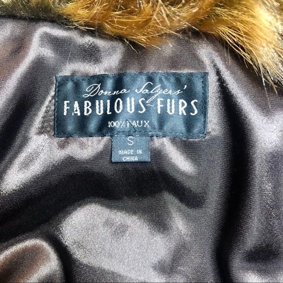 NWOT Sz Small Dona Slayer’s Fabulous Furs jacket and matching leg warmers - Picture 7 of 12